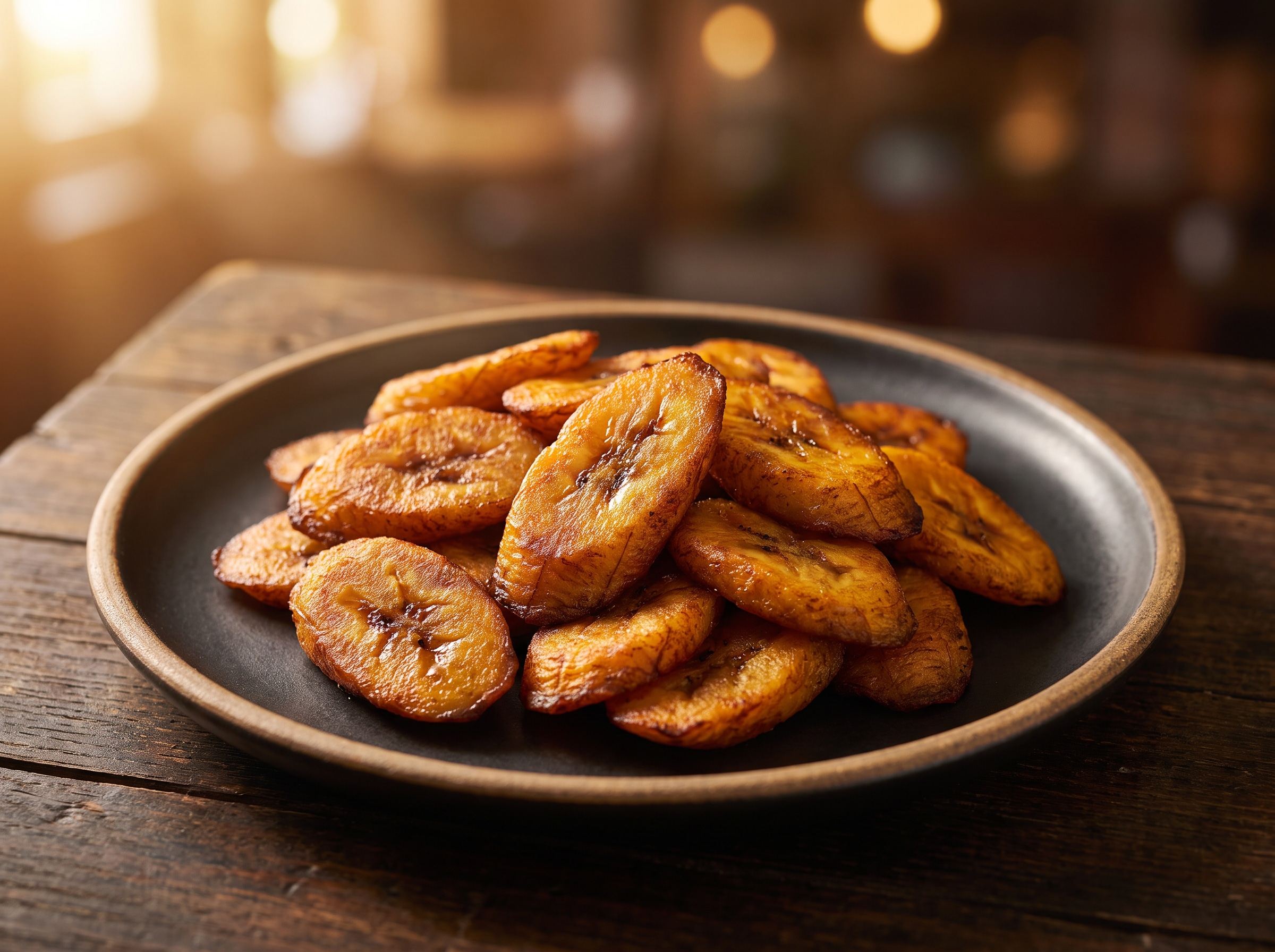 Banane plantain frite